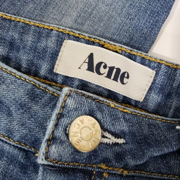 Acne Kex Soft Raw Skinny Jeans - Picture 4 of 7